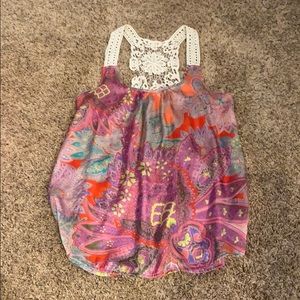 Multicolored patterned Daytrip tank top